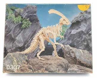 Parasaurolophus 3D Wooden Puzzle by Puzzled Inc