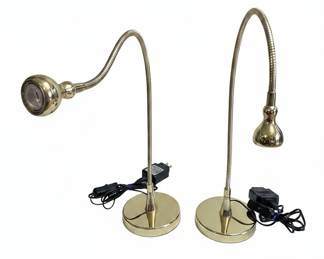 Pair of IKEA Jansjo Gooseneck LED Desk Lamps