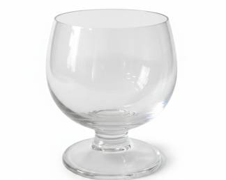 Vintage Clear Glass Brandy Snifters (Set of 6)