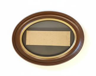 Vintage Oval Wood & Gold Gilt Picture Frame