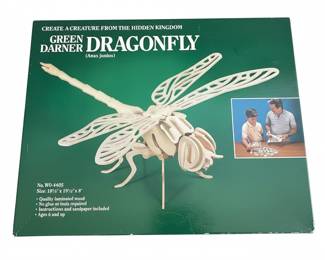 Green Darner Dragonfly Wooden Model Kit
