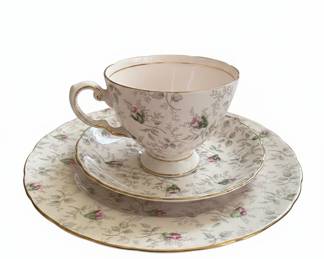 Tuscan Rosalie Chintz Tea Trio