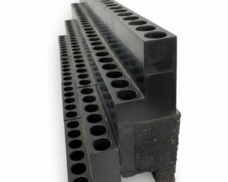 Stepped Drill Bit & Tool Organizer Stand / Tray Set (85 Holes)