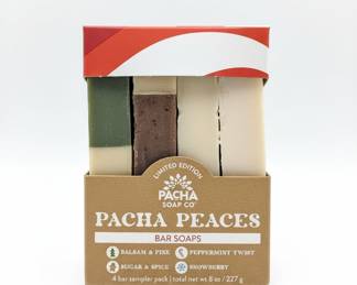 Pacha Soap Co. Pacha Peaces Bar Soaps Limited Edition Holiday Sampler Pack