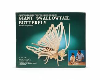 Giant Swallowtail Butterfly Wooden 3D Puzzle