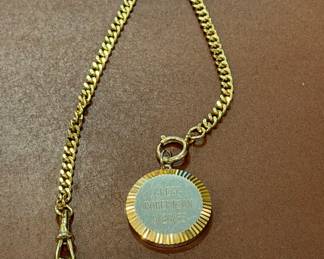 Vintage Personalized Pocket Knife and Pendant Charm Set