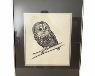 Signed & Numbered Wildlife Print – "Tawny Owl"