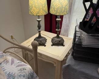lamps, side table
