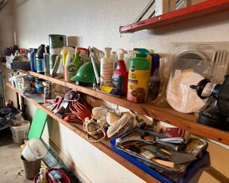 household chemicals, hand tools