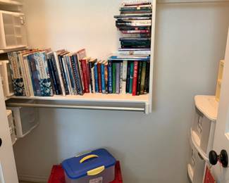 books, storage containers