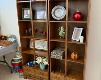 display shelves, decor