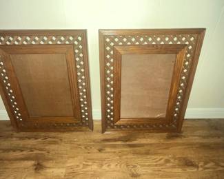 PAIR OF WOODEN FRAMES