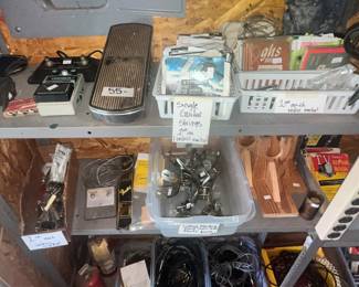 RACK FULL OF MUSICIAN STUFF!