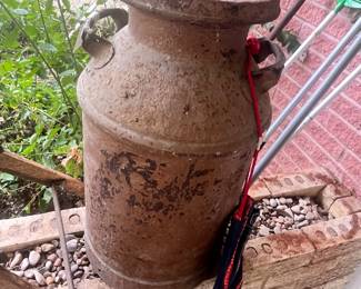 OLD MILK CAN