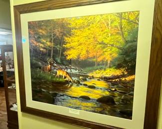 FRAMED PRINT "QUIET ENCOUNTER" BY MARK KEATHLEY