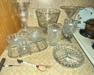 MORE GLASS SERVING PIECES