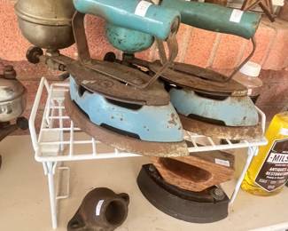 VINTAGE COLEMAN PRESSURE IRONS