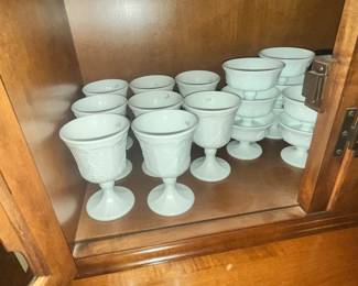 AND SOME MORE MILK GLASS!