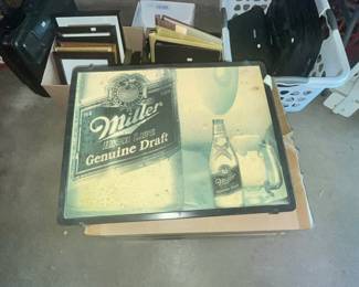 LIGHTED MILLER SIGN