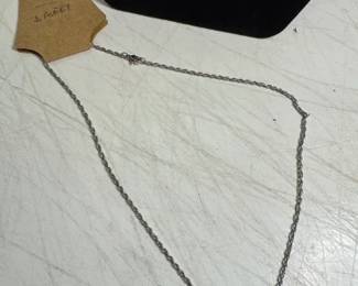 Vintage James Avery Silver-Tone Rose Pendant Necklace