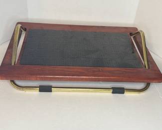 Mid-Century Modern Style Wood Serving Tray