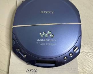 Sony Walkman D-E220 Portable CD Player Edit Title & Desc.
