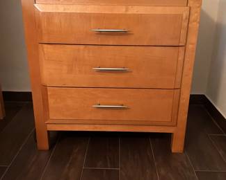Two matching nightstands