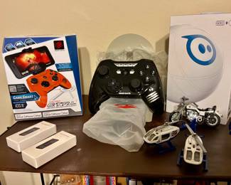 Gaming controls, and robotic ball SPHERO & more