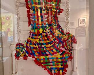 Cheryl or Riley child’s rocking chair, her landmark, art and furniture designs are featured and prominent permanent collections across the country