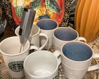 Starbucks , coffee, cups