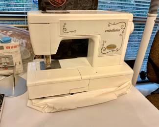 Baby Lock embellisher is a specialized, sewing machine designed for creating decorative effects on fabric