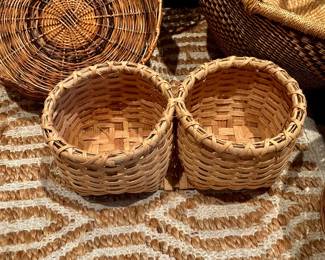 Assorted baskets, different size and shapes