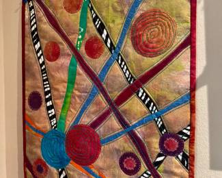 Quilted wall hanging