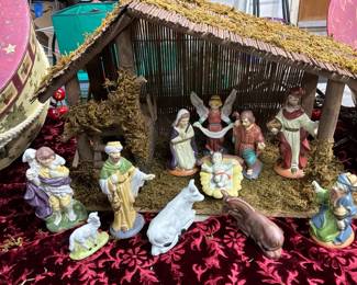 2 of 4 nativity scenes
