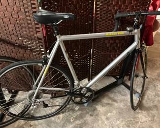 Motobecane Mirage Pro road bike with drop handle boards and a black fork