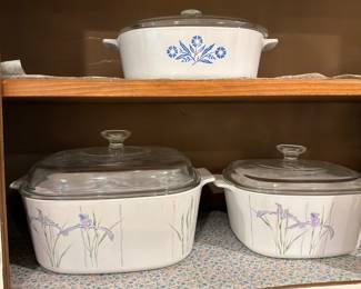 Corningware casserole dishes