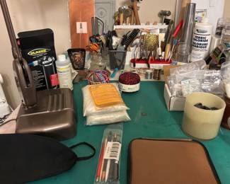 A variety of tools for Jewel making and sewing