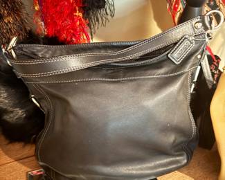 Coach black purse