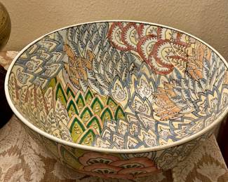 Vintage ceramic decorative bowl