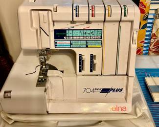 Elna 704DEX plus surger, sewing machine