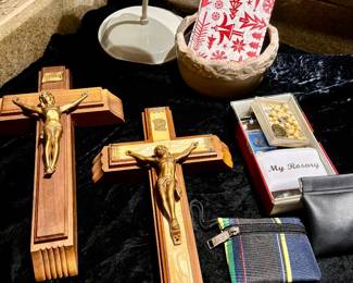 Wooden crucifixes