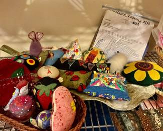 Fun pin cushions