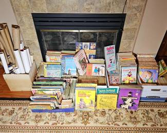 Tons of Children's Books and Vintage Posters