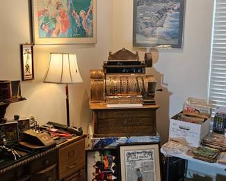 National Cash Register Co. Brass Cash Register in fantastic condition!