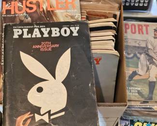 Vintage Playboy and Hustler Magazines
