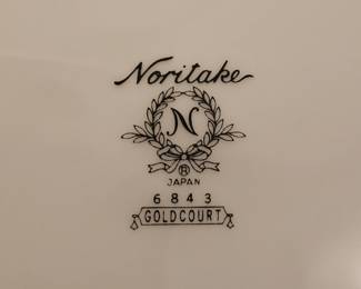 Large Vintage Noritake "Goldcourt" China Set