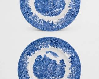 Wedgwood Romantic England Queen's Ware Plates