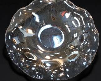 Jeannette Floragold Marigold Carnival Glass Bowl