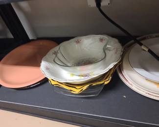 Vintage Misc serving plates , bowls