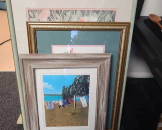 Framed wall art